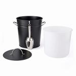 Rae Dunn Stainless Steel Ice Bucket with Scoop