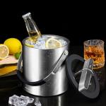 Rorence 2L Stainless Steel Insulated Ice Bucket