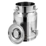 15L Stainless Steel Milk Can with Faucet & Handles