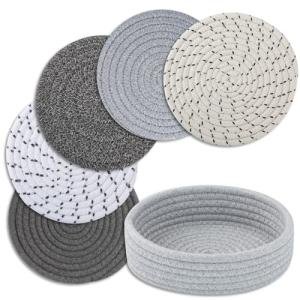 Heat Resistant Trivets for Kitchen – 5 Pack