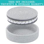 Heat Resistant Trivets for Kitchen – 5 Pack