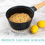 Heat Resistant Trivets for Kitchen – 5 Pack