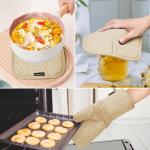 6-Piece High Heat Oven Mitts & Potholders Set