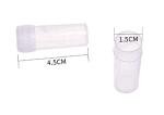 50 Pack 5ML Plastic Sample Bottles with Lids