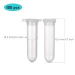 100-Pack 2ml Plastic Sample Storage Vials
