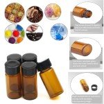 5ml Brown Glass Sample Bottles - Pack of 10