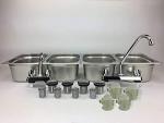 4 Compartment Portable Sink for Food Trucks