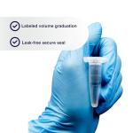 Kashi Scientific 1.5mL Microcentrifuge Snap Cap Tubes