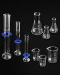 QWORK 9-Piece Lab Glassware Set - Borosilicate Glass