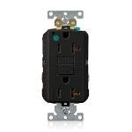 Leviton 20A Hospital Grade GFCI Receptacle, Black