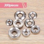 300 Pcs Stainless Steel Countersunk Finish Washer Set