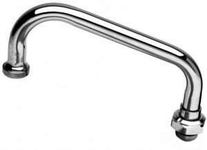 TS Brass Chrome Swing Nozzle - 6 Inch
