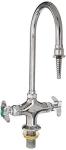 T&S Brass 4-Inch Gooseneck Laboratory Mixing Faucet