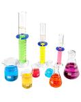 QWORK 9-Piece Lab Glassware Set - Borosilicate Glass