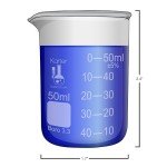 50 ml Graduated Borosilicate Beakers - Case of 48
