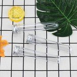 Acrux7 60 Clear Plastic Test Tubes with Caps