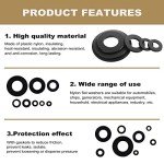 Nylon Flat Washer Assortment Kit - 510 Pcs