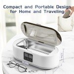 700ML Ultrasonic Jewelry Cleaner with 3 Modes