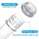 60 Plastic Test Tubes with Screw Caps - 45ML