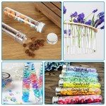 60 Plastic Test Tubes with Screw Caps - 45ML