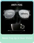 LianSan Oversized Anti-Fog Safety Goggles for Nurses