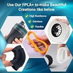Flexible PLA Filament 1.75mm - Premium 1Kg Spool