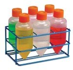 Centrifuge Bottle Rack for 6 Autoclavable Bottles
