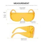 Calabria 1003 Tangerine Safety Glasses for Eyewear
