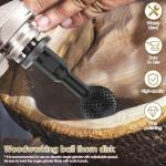 Sphere Rotary Burr for Angle Grinders - Black