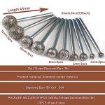 Diamond Grinding Burr Drill Bit Set – 15pcs