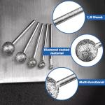 Diamond Grinding Burr Drill Bit Set – 15pcs