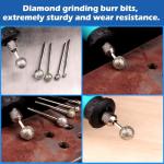 Diamond Grinding Burr Drill Bit Set – 15pcs