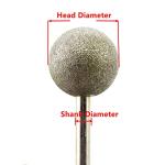 Diamond Grinding Bits - 25mm Spherical Head
