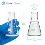 50ml Narrow Mouth Glass Erlenmeyer Flask Set, 6-Pack