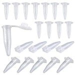 500PCS 0.5ML Clear Graduated Test Tubes