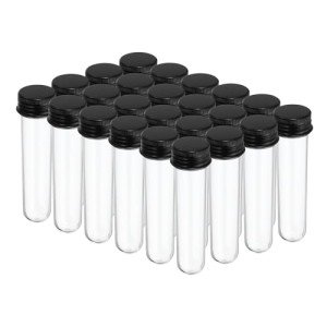 Patikil 30ml Plastic Test Tubes with Screw Caps
