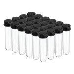 Patikil 30ml Plastic Test Tubes with Screw Caps