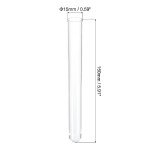 PATIKIL 13ml Clear Plastic Test Tubes - 40 Pack