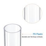PATIKIL 13ml Clear Plastic Test Tubes - 40 Pack