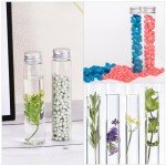 80ml Plastic Test Tubes with Screw Caps - 6 Pack