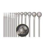 13-Piece Diamond Sphere Tip Set for Dremel
