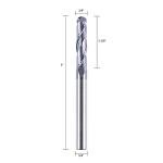 SpeTool 14411 CNC Ball Nose Spiral End Mill