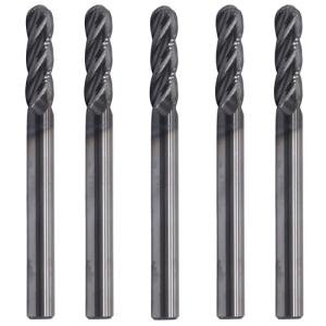 High Performance 5pc Solid Carbide End Mill Set