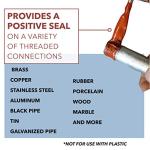 Gasoila Hard-Set Red Thread Sealant, 1/2 Pint