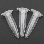 100 Pack 1.5 ml Clear Centrifuge Tubes with Caps