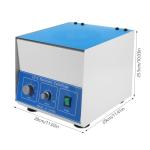 Electric Lab Benchtop Centrifuge - 4000rpm, 6 Tubes