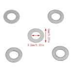 100pcs M3x6mm Stainless Steel Flat Washers