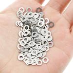 100pcs M3x6mm Stainless Steel Flat Washers