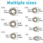 Stainless Steel Countersunk Washer Assortment Set 295pcs