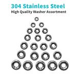Stainless Steel Countersunk Washer Assortment Set 295pcs